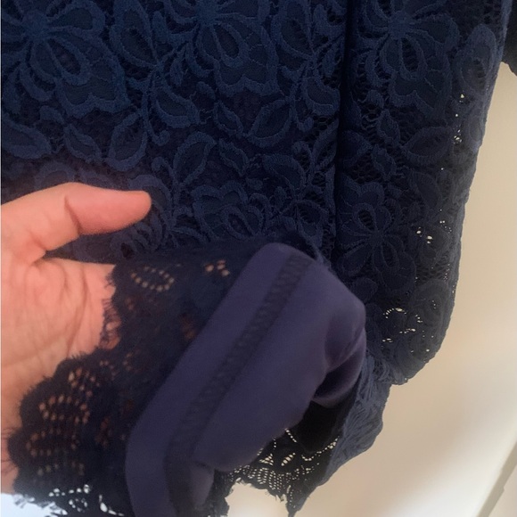 Zapaka blue lace dress - L - Picture 5 of 10